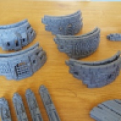 Close up of the wall pieces in Witchfate Tor and Dreadstone Blight